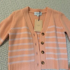 NWT La Ligne Mini Marin Pink Cardigan